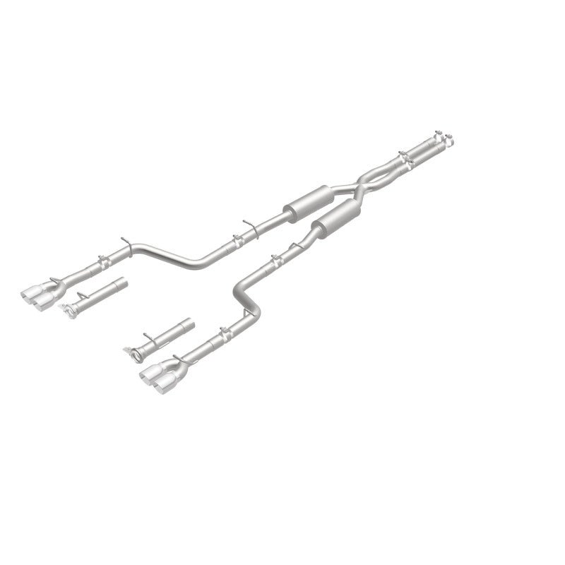 MagnaFlow Cat-Back, SS, 2.5 pulgadas, cuádruple trasero dividido con punta de 3.5 pulgadas 2015 Dodge Challenger R/T 5.7L