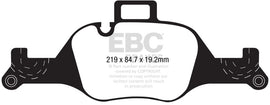 EBC 2017+ BMW 530 G30 Pastillas de freno delanteras Redstuff