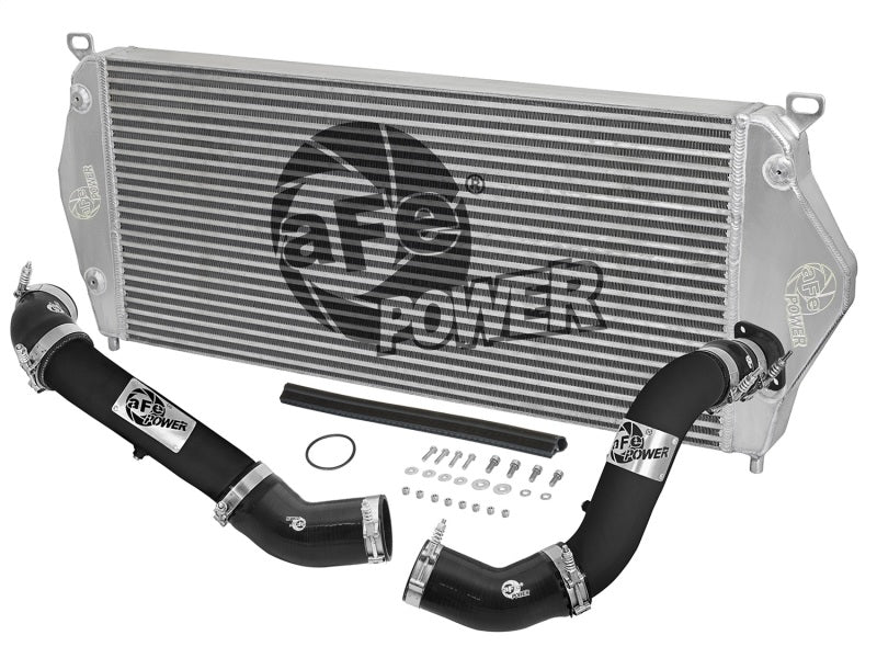 Intercooler aFe BladeRunner con tubos negros 16-17 Nissan Titan XD V8 5.0L (td)