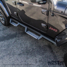 Cargar imagen en el visor de la galería, Westin/HDX 2018 Jeep Wrangler JL Unlimited Drop Nerf Step Bars - Textured Black