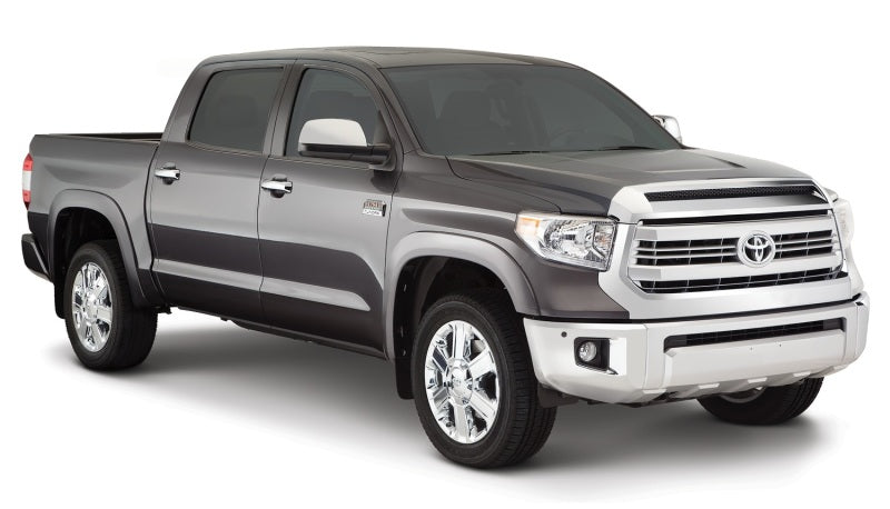 Bushwacker 16-18 Toyota Tundra Fleetside OE Style Bengalas - 4 piezas - Gris magnético