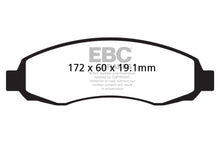Cargar imagen en el visor de la galería, EBC 03-04 Dodge Dakota 2WD 3.7 Yellowstuff Front Brake Pads