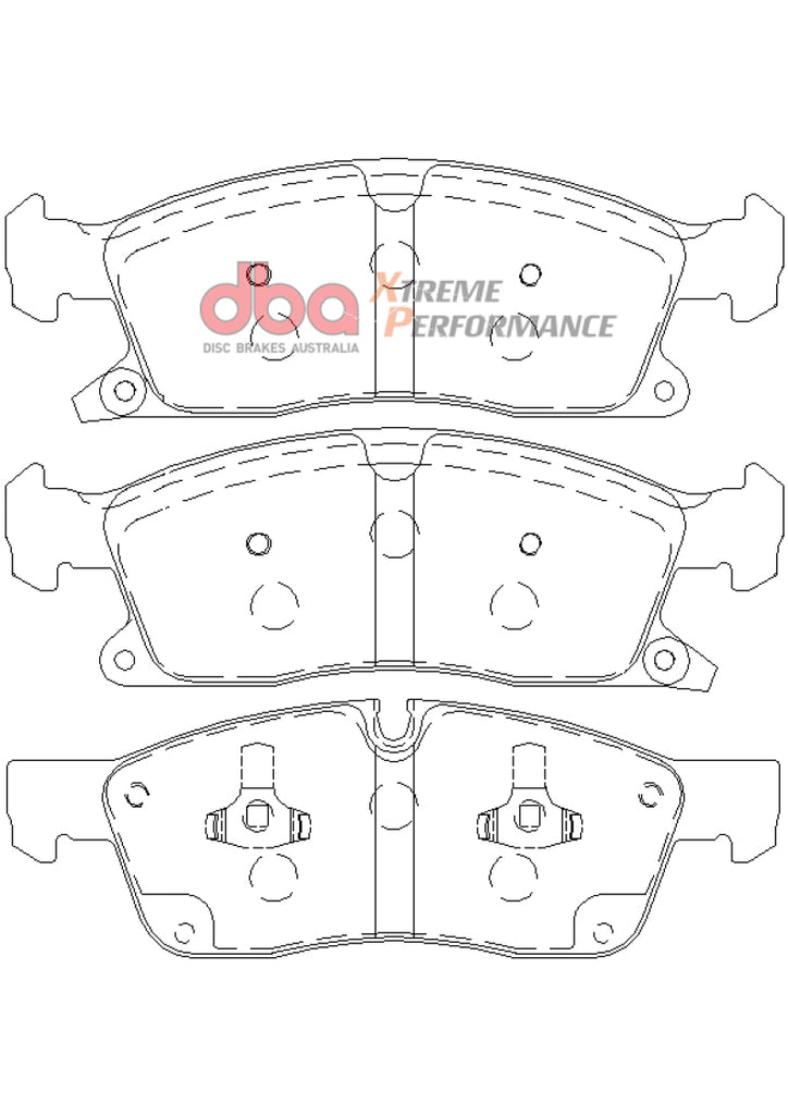 Pastillas de freno delanteras DBA 11-12 Dodge Durango / 11-12 Jeep Grand Cherokee XP650
