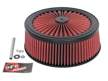 Load image into Gallery viewer, aFe MagnumFLOW Air Filters Round Racing P5R A/F TOP Racer 14D x 5H (Blk/Red)