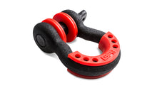 Cargar imagen en el visor de la galería, Body Armor Anillo en D negro de 4x4 3/4 pulgadas con aisladores rojos, individual