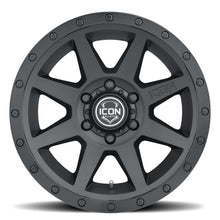 Cargar imagen en el visor de la galería, ICON Rebound 17x8.5 6x135 6mm Offset 5in BS 87.1mm Diámetro Doble Rueda Negra