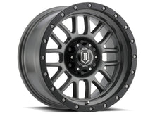 Cargar imagen en el visor de la galería, ICON Alpha 17x8.5 6x135 6mm Offset 5in BS 87.1mm Rueda de titanio de diámetro
