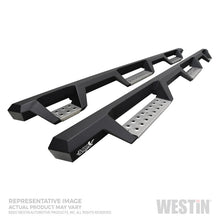 Cargar imagen en el visor de la galería, Westin 19-20 Ram 2500/3500 HDX Stainless Drop W2W Nerf Step Bars - Textured Black
