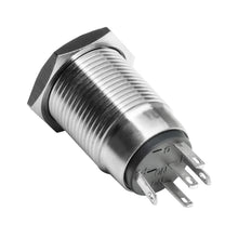 Cargar imagen en el visor de la galería, Oracle Pre-Wired Power Symbol On/Off Flush Mount LED Switch - Amber SEE WARRANTY