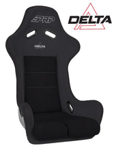 Cargar imagen en el visor de la galería, PRP Delta Composite Seat- Black (PRP Silver Outline/Delta Silver- Black Stitching)