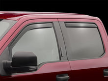 Cargar imagen en el visor de la galería, WeatherTech 2015+ Ford F-150 SuperCrew Front and Rear Side Window Deflectors - Dark Smoke