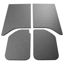 Cargar imagen en el visor de la galería, DEI 11-18 Jeep Wrangler JK 2 puertas Boom Mat Headliner - 4 piezas - Aspecto de cuero gris