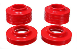 Aisladores de resorte para Jeep Energy Suspension - Rojo