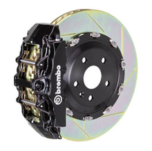 Cargar imagen en el visor de la galería, Brembo 15-23 Mustang GT/V6/EcoBoost Front GT BBK 6 pistones fundidos 380x34 2 piezas rotor ranurado tipo 1-negro