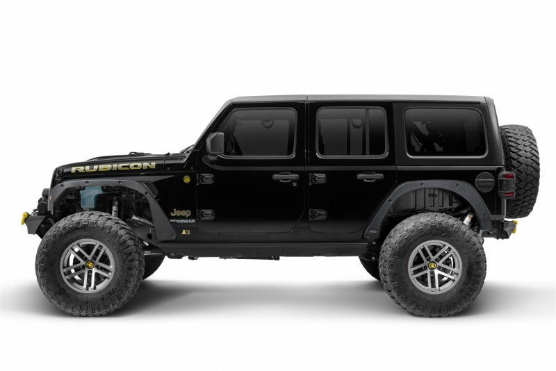 Bushwacker Trail Armor Kit de eliminación de guardabarros 18-21 Jeep Wrangler JL 2DR/4DR