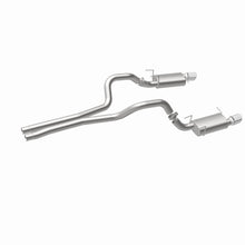 Cargar imagen en el visor de la galería, MagnaFlow 13 Ford Mustang Dual Split Rear Exit Stainless Cat Back Performance Exhaust (Street)