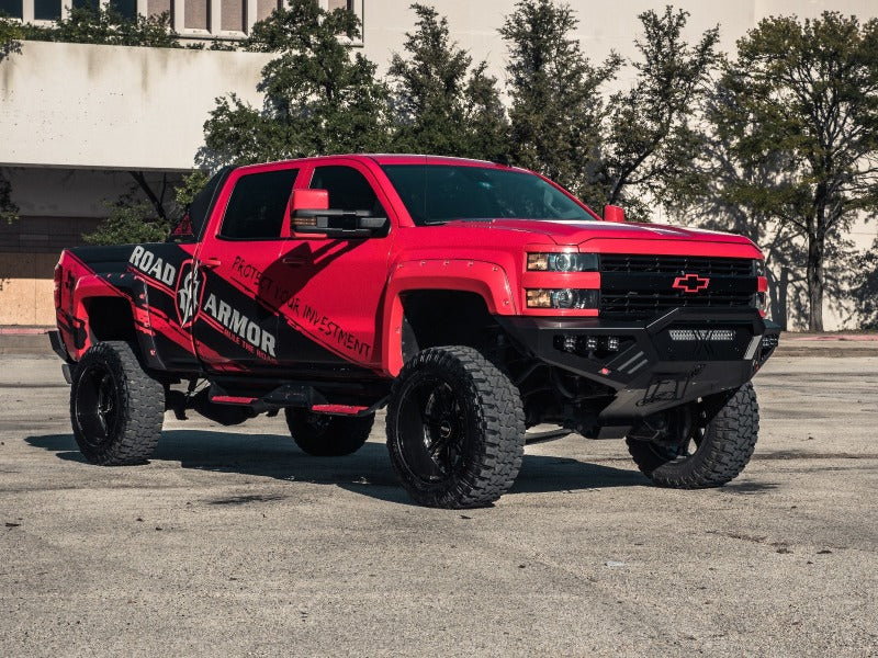 Road Armor 15-19 Chevy 2500 SPARTAN Parachoques delantero - Tex Blk