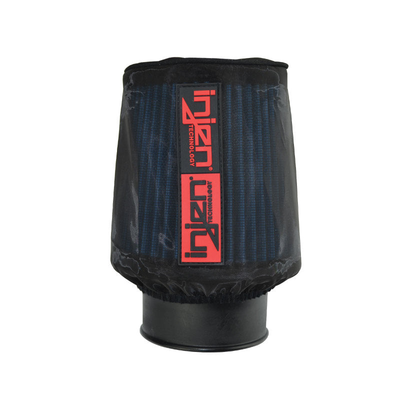 Prefiltro repelente al agua negro Injen para X-1045 base de 6-1/2 pulgadas/5 pulgadas de alto/parte superior de 5-1/4 pulgadas