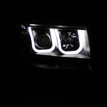 Cargar imagen en el visor de la galería, ANZO 2009-2014 Ford F-150 Faros delanteros proyectores con barra en U, color negro