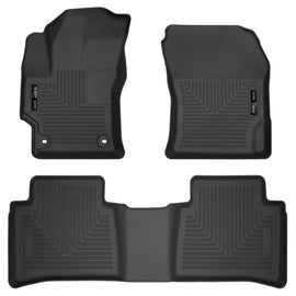 Husky Liners 2020 Toyota Corolla Weatherbeater Revestimientos negros para el piso del asiento delantero y segundo