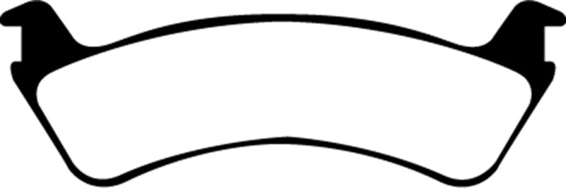 EBC 00-02 Ford Explorer Sport 4.0 2WD (pistones fenólicos) Pastillas de freno traseras Greenstuff