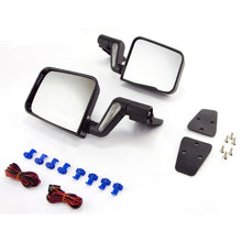 Cargar imagen en el visor de la galería, Rugged Ridge 87-02 Jeep Wrangler Black Heated Door Mirror Kit