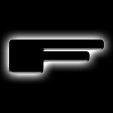Cargar imagen en el visor de la galería, ORACLE Lighting Universal Illuminated LED Letter Badges - Matte Blk Surface Finish - F SEE WARRANTY