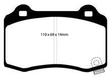 Cargar imagen en el visor de la galería, EBC 04-05 Cadillac CTS-V 5.7 Bluestuff Rear Brake Pads