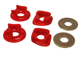 Energy Suspensión 88-91 Honda Civic Inserciones de montaje de motor rojo (transmisión manual) (2 posiciones de torsión)