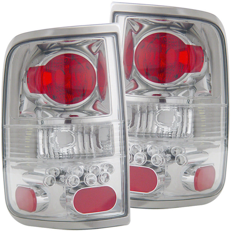 ANZO 2004-2008 Ford F-150 luces traseras cromadas