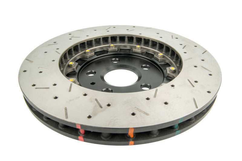 DBA 2010+ Camaro V8 SS Rotor delantero perforado y ranurado Serie 5000 de 2 piezas ensamblado con sombrero negro