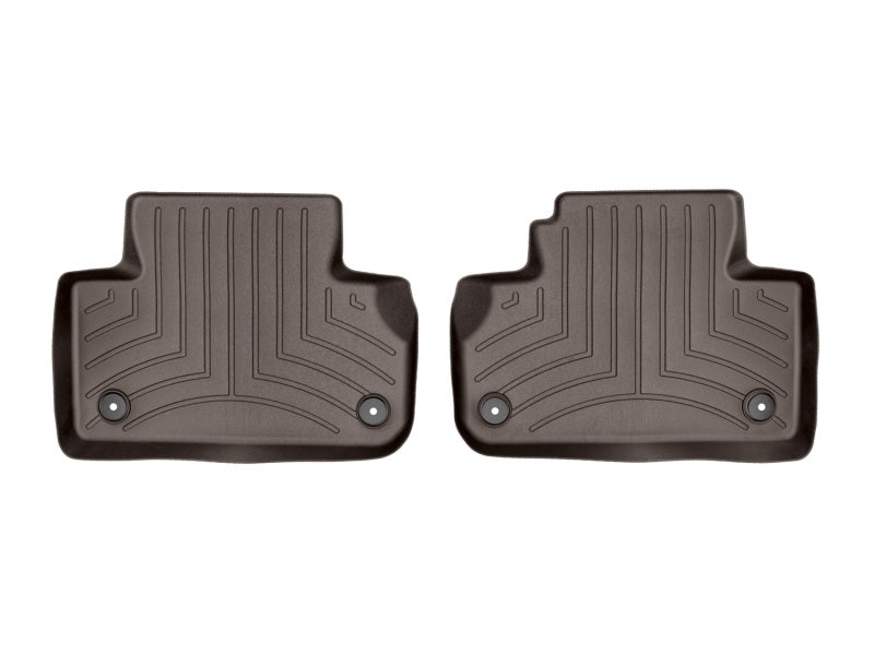 WeatherTech 2018+ Audi Q5/SQ5 Rear FloorLiner - Cocoa