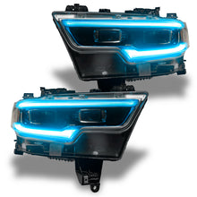 Cargar imagen en el visor de la galería, Oracle 19-21 RAM 1500 Projector LED Headlight DRL Kit - RGBW+A w/ RF Controller SEE WARRANTY