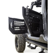 Cargar imagen en el visor de la galería, Rampage 2007-2018 Jeep Wrangler(JK) Unlimited puertas tubulares de 4 puertas con red, color negro