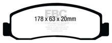 Cargar imagen en el visor de la galería, EBC 08-10 Ford F250 (inc Super Duty) 5.4 (2WD) Ultimax2 Front Brake Pads