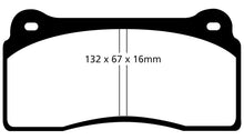 Cargar imagen en el visor de la galería, EBC 99-03 Aston Martin DB7 5.9 Pastillas de freno delanteras Redstuff