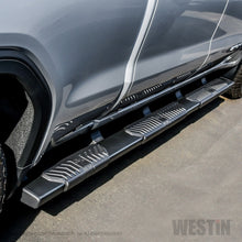 Cargar imagen en el visor de la galería, Westin 2019 Chevrolet Silverado/Sierra 1500 Crew Cab (6.5ft) R5 Modular Nerf Step Bars - Black