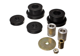 Energy Suspensión 08-10 Chrysler Challenger/07-10 Charger RWD Juego de bujes de montaje de diferencial trasero negro