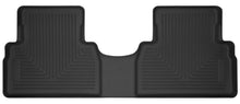 Cargar imagen en el visor de la galería, Husky Liners 19-20 Hyundai Santa Fe X-Act Countour Revestimiento de piso para segundo asiento - Negro