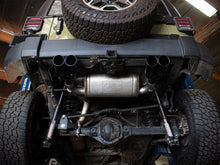 Cargar imagen en el visor de la galería, aFe Vulcan Series 2.5in 304 SS Escape con eje trasero Negro 07-18 Jeep Wrangler (JK) V6-3.6/3.8L
