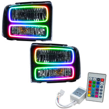 Load image into Gallery viewer, Oracle 05-07 Ford F-250/350 SMD HL - Black - ColorSHIFT w/ Simple Controller SEE WARRANTY