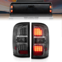 Cargar imagen en el visor de la galería, ANZO 2014-2018 GMC Sierra luces traseras LED carcasa negra lente ahumada