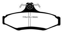 Cargar imagen en el visor de la galería, EBC 99+ Daewoo Leganza 2.2 Redstuff Rear Brake Pads