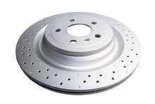 Cargar imagen en el visor de la galería, DBA 2013 Mercedes-Benz GL350 (w/AMG Performance Pkg) Rear Drilled &amp; Slotted Street Series Rotor