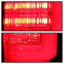 Cargar imagen en el visor de la galería, Spyder 09-14 Ford F150 V2 Light Bar LED Tail Lights - Red Clear (ALT-YD-FF15009V2-LBLED-RC)