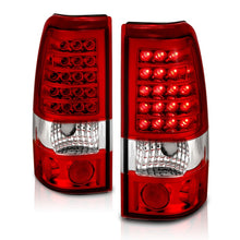 Cargar imagen en el visor de la galería, ANZO 1999-2007 Chevrolet Silverado 1500 luces traseras LED rojo/transparente