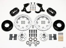 Cargar imagen en el visor de la galería, Wilwood Forged Dynalite Front Kit 12.19in Drill-Zinc 55-57 Chevy