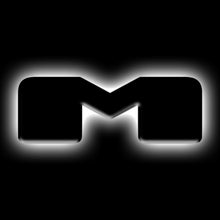 Cargar imagen en el visor de la galería, ORACLE Lighting Universal Illuminated LED Letter Badges - Matte Blk Surface Finish - M SEE WARRANTY