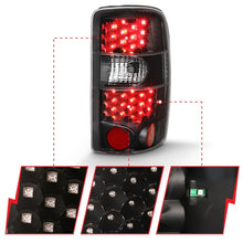 Cargar imagen en el visor de la galería, ANZO 2000-2006 Chevrolet Tahoe Luces traseras LED negro/transparente