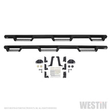 Cargar imagen en el visor de la galería, Westin/HDX 99-16 Ford F-250/350 Crew Cab (6.75ft Bed) Stainless Drop Nerf Step Bars - Textured Black
